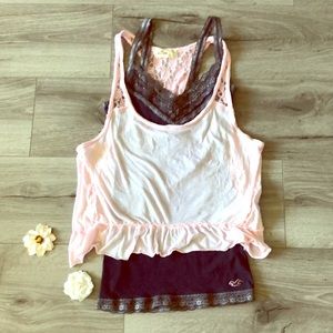 🌸🌺🌸 Hollister tank and top pair BOGO 🎀🌺